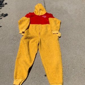 Winnie the Pooh onesie.  Adult